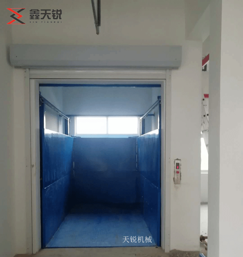 定安上货专用导轨式升降货梯